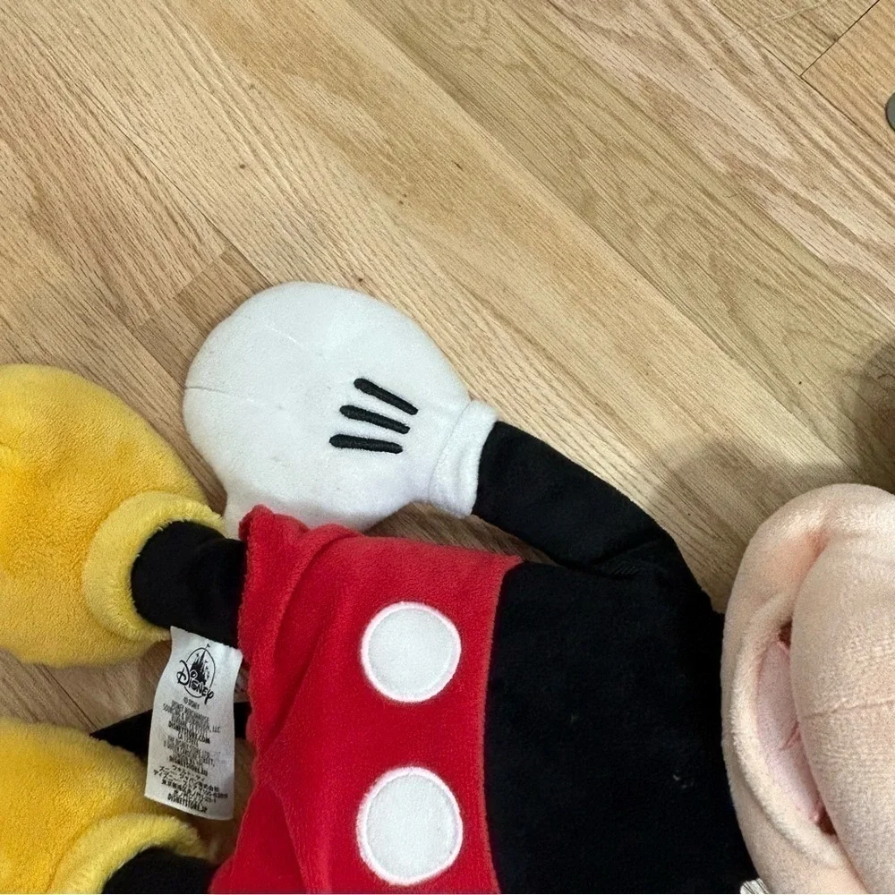 Mickey Mouse Large Plush Disney Kids Toy Black Red Stuffed Animal